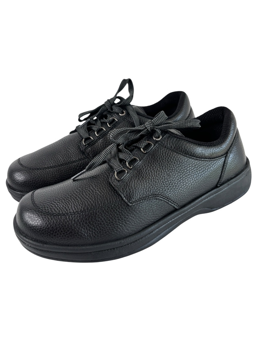 Orthofeet Avery Island Black Leather Mens Orthopedic Shoes Sz 9 D Style 410 NEW!